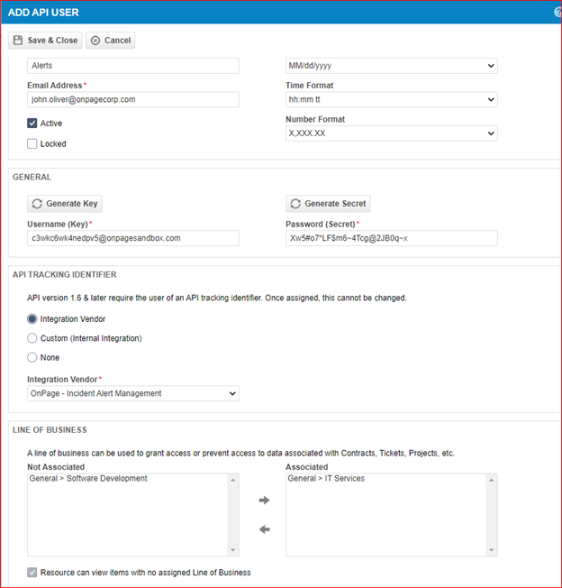 Autotask Integration