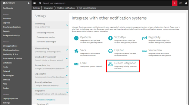 OnPage Dynatrace Integration