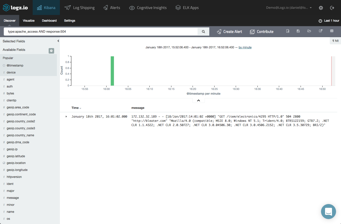 OnPage Logz.io Integration