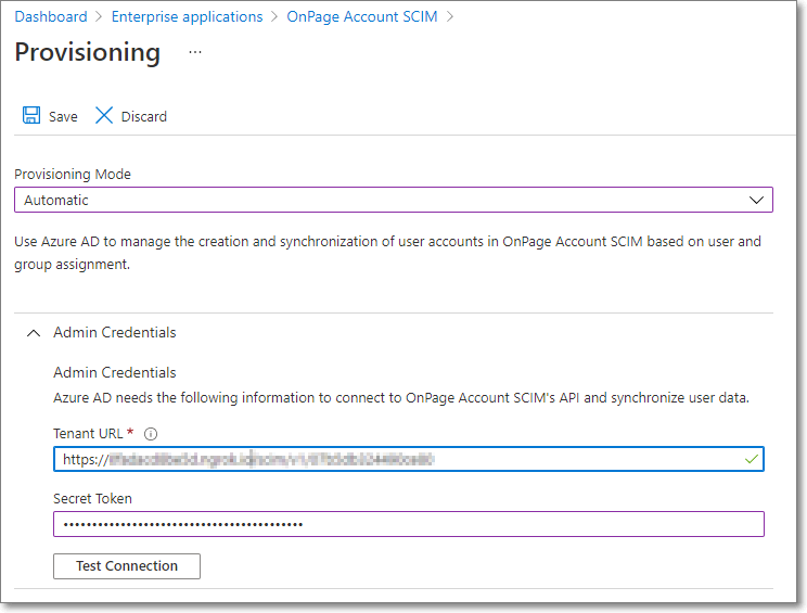 OnPage MS AAD Integration